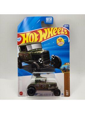 Hot Wheels Ford Model A Custom 31 Matte Green New For 2025 HW Dirt Series 7/10